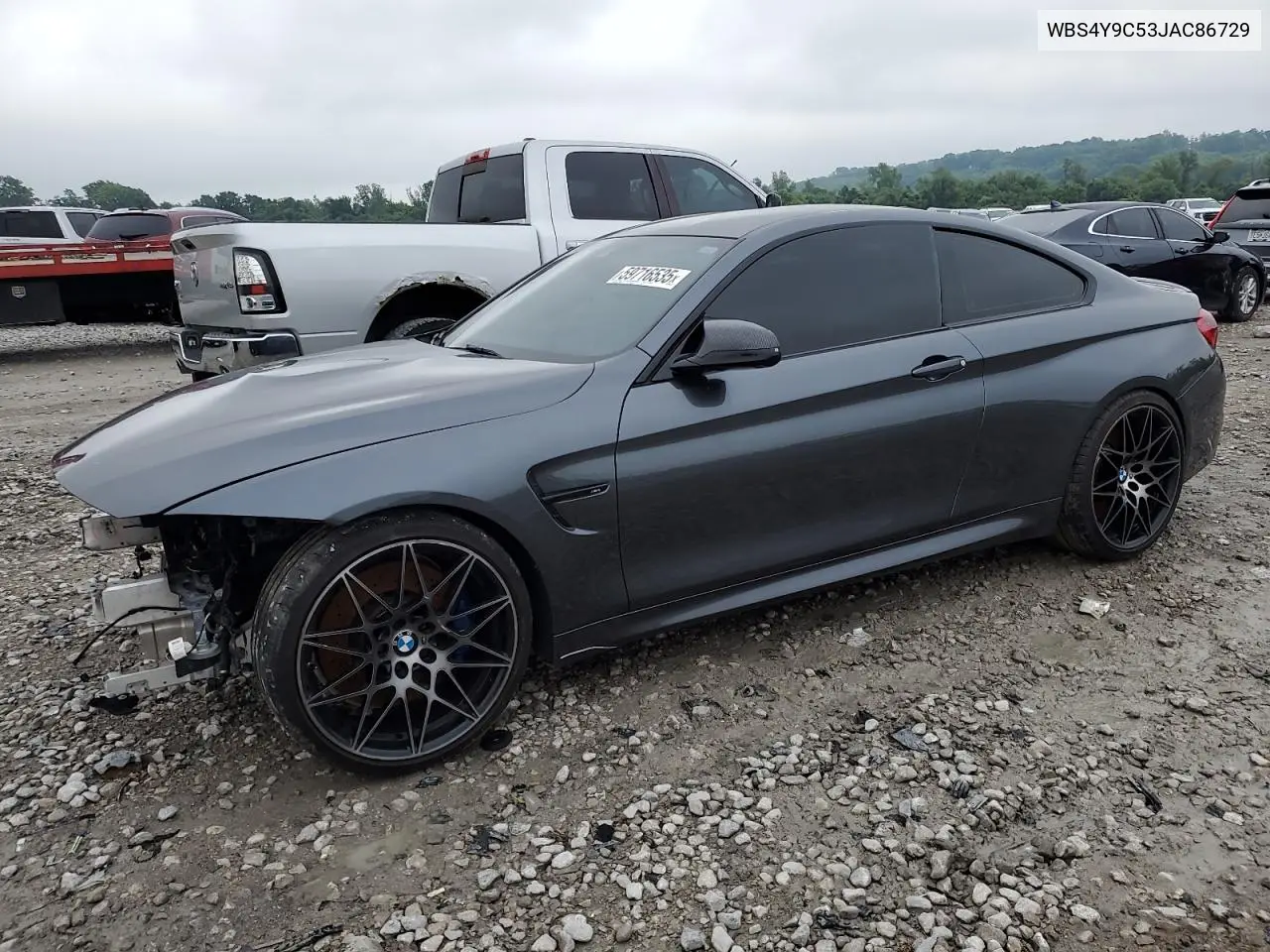 2018 BMW M4 VIN: WBS4Y9C53JAC86729 Lot: 59716535