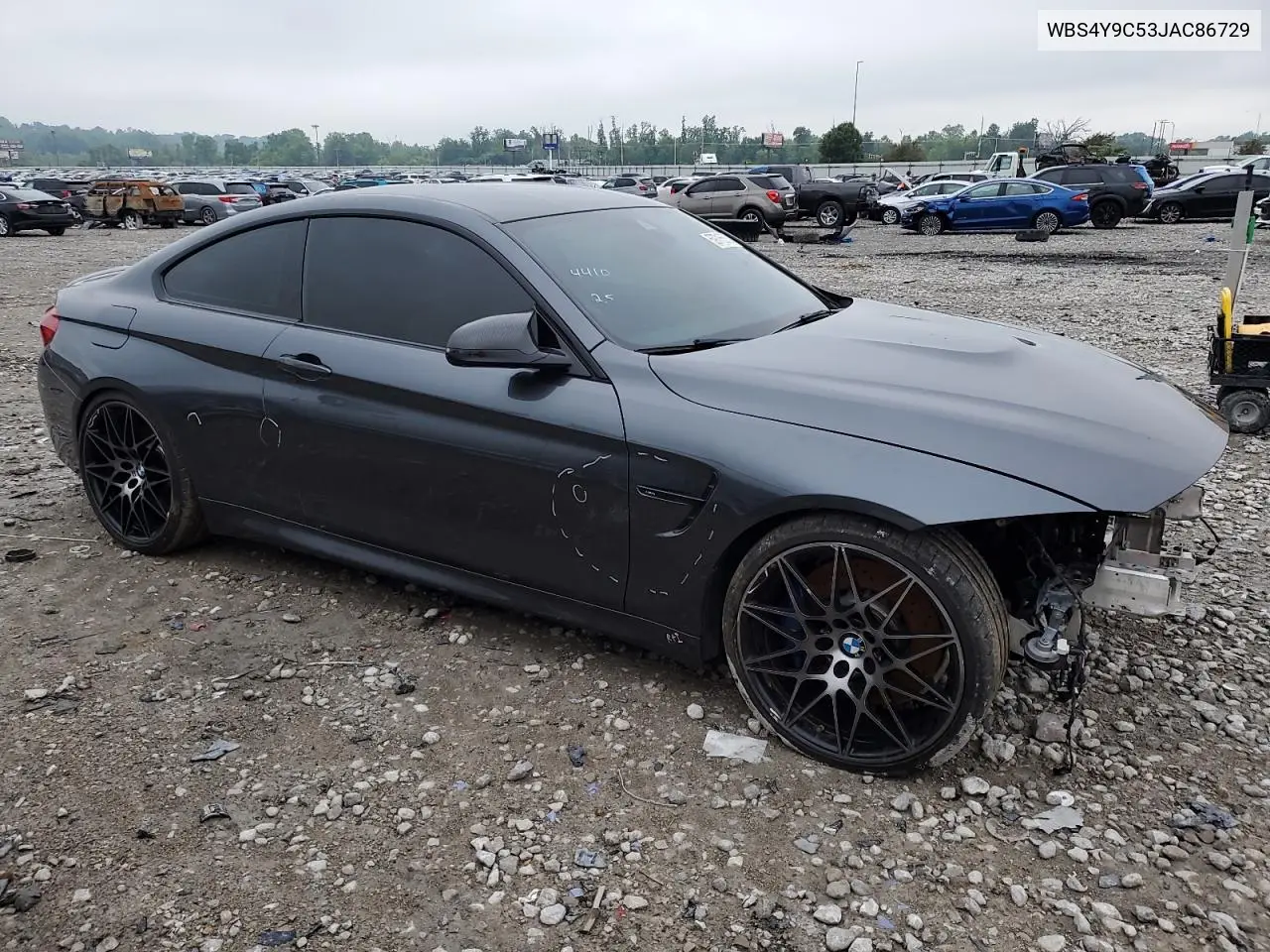 2018 BMW M4 VIN: WBS4Y9C53JAC86729 Lot: 59716535