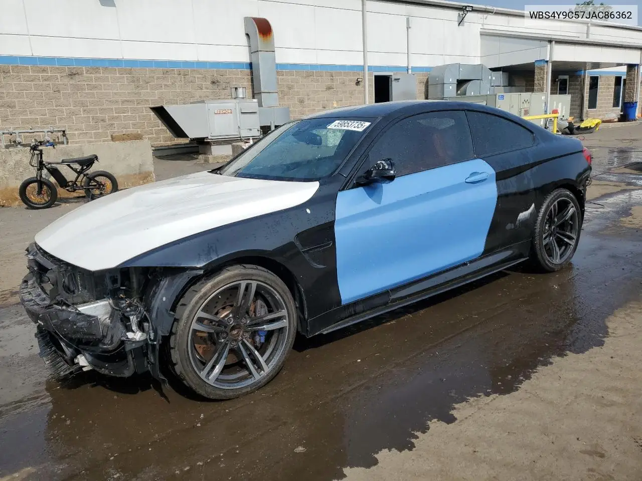 2018 BMW M4 VIN: WBS4Y9C57JAC86362 Lot: 59853735