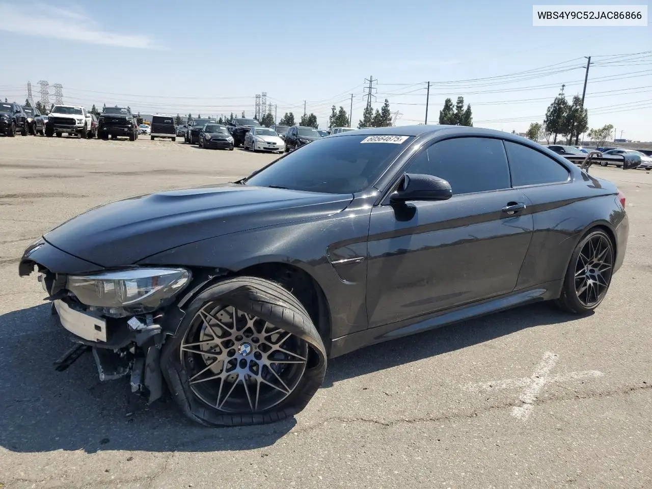2018 BMW M4 VIN: WBS4Y9C52JAC86866 Lot: 60564675