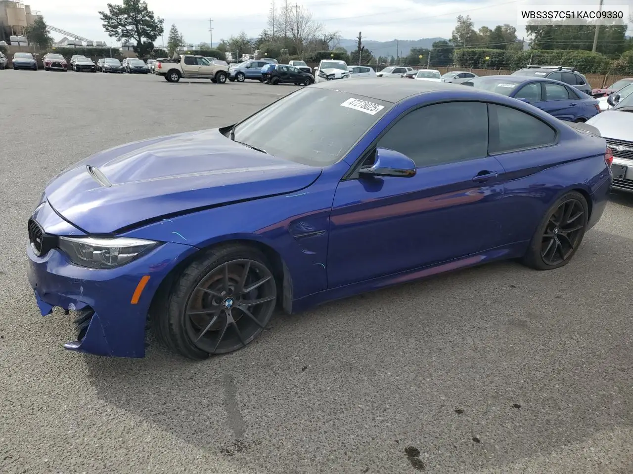 2019 BMW M4 Cs VIN: WBS3S7C51KAC09330 Lot: 47278025