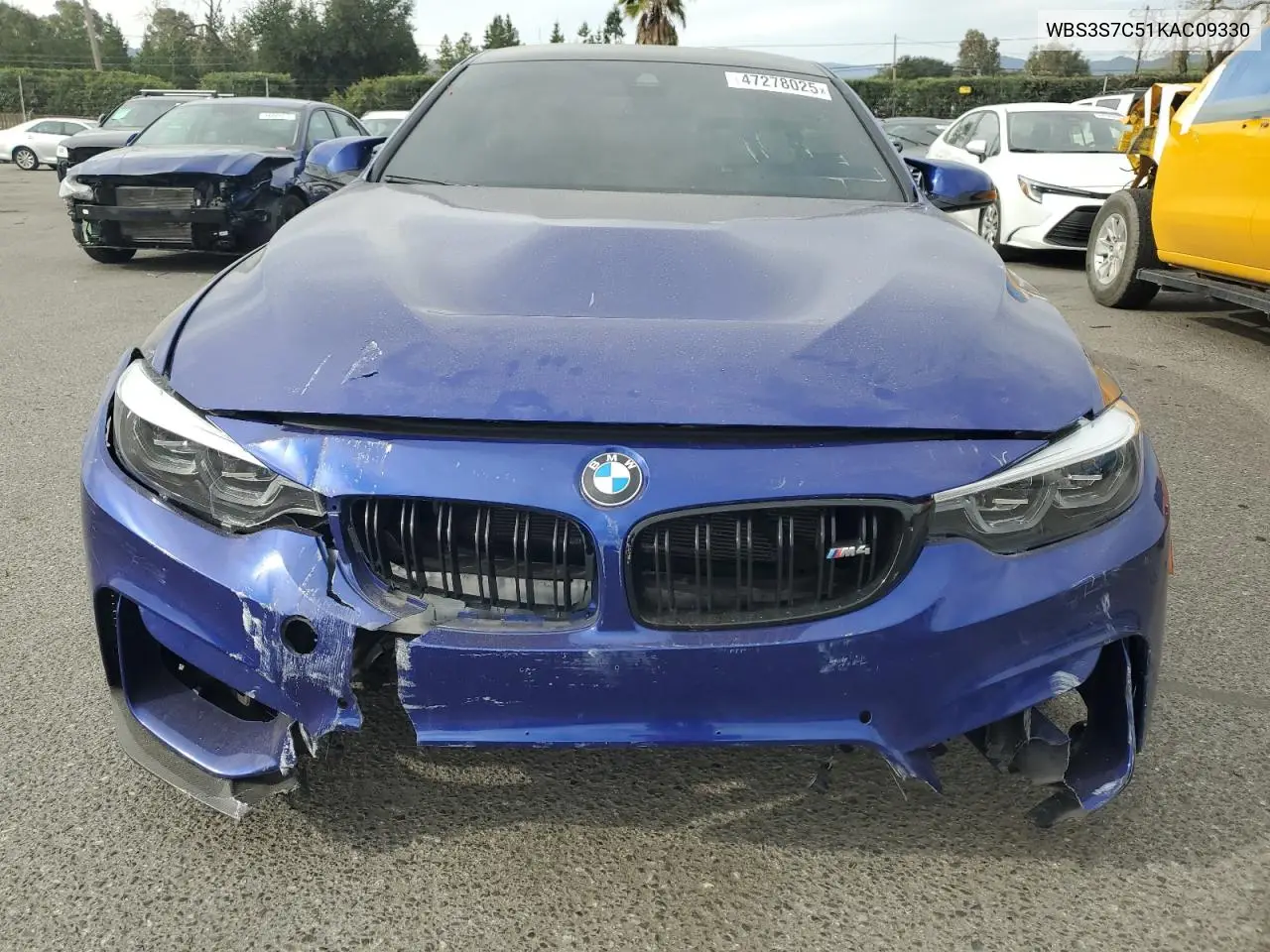 2019 BMW M4 Cs VIN: WBS3S7C51KAC09330 Lot: 47278025