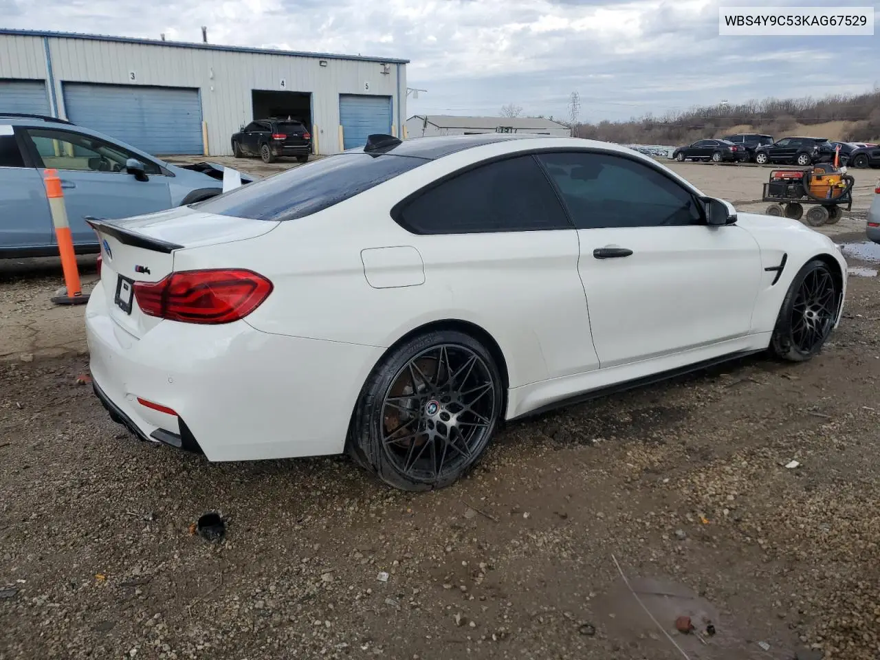 2019 BMW M4 VIN: WBS4Y9C53KAG67529 Lot: 51068905