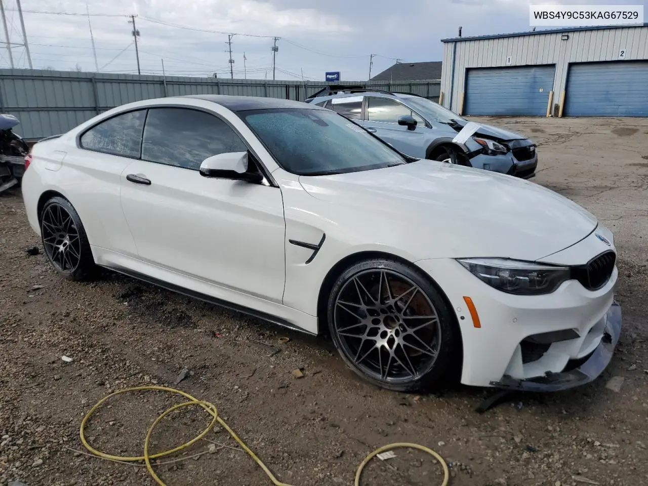 2019 BMW M4 VIN: WBS4Y9C53KAG67529 Lot: 51068905