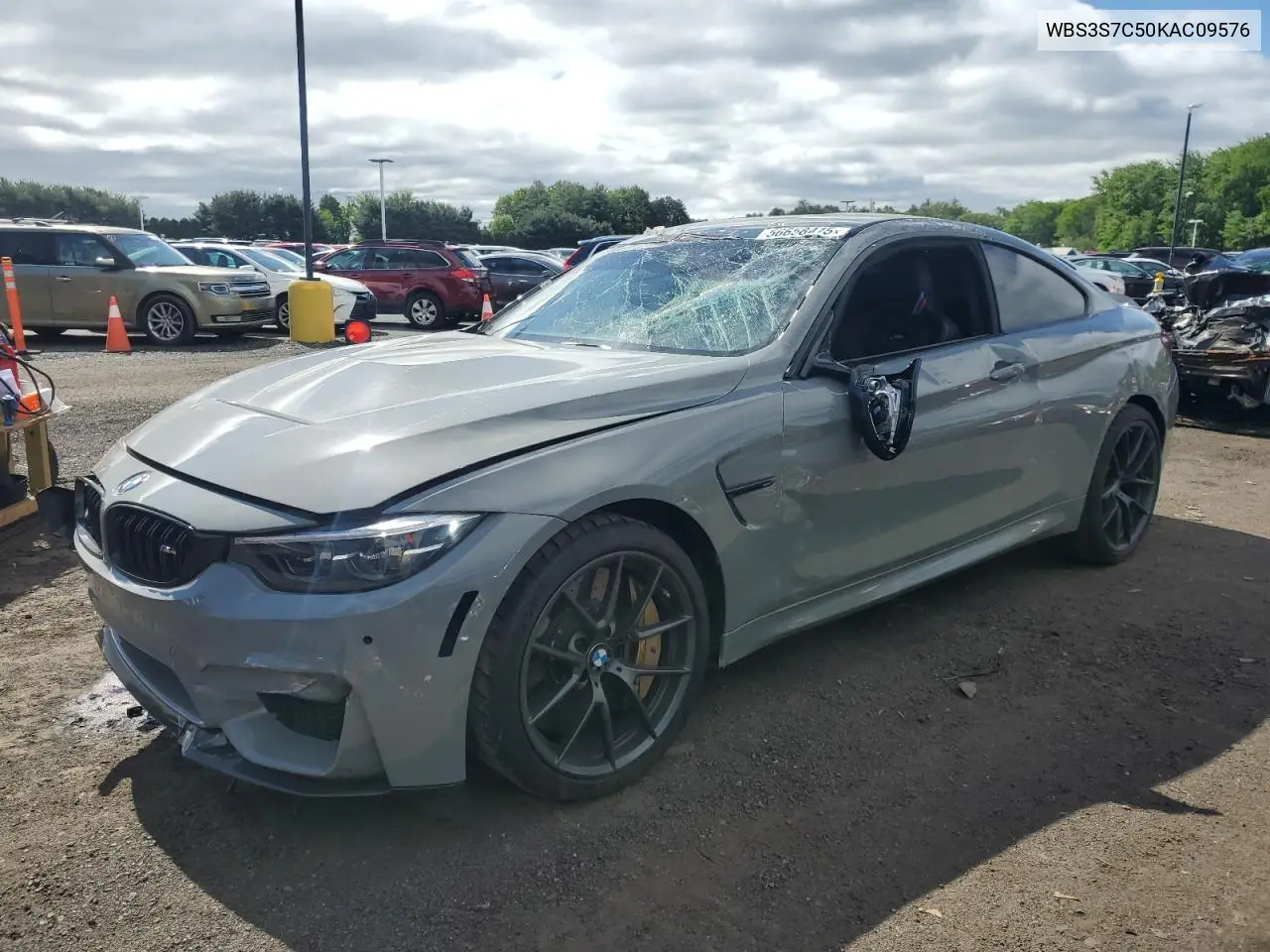 2019 BMW M4 Cs VIN: WBS3S7C50KAC09576 Lot: 56658415
