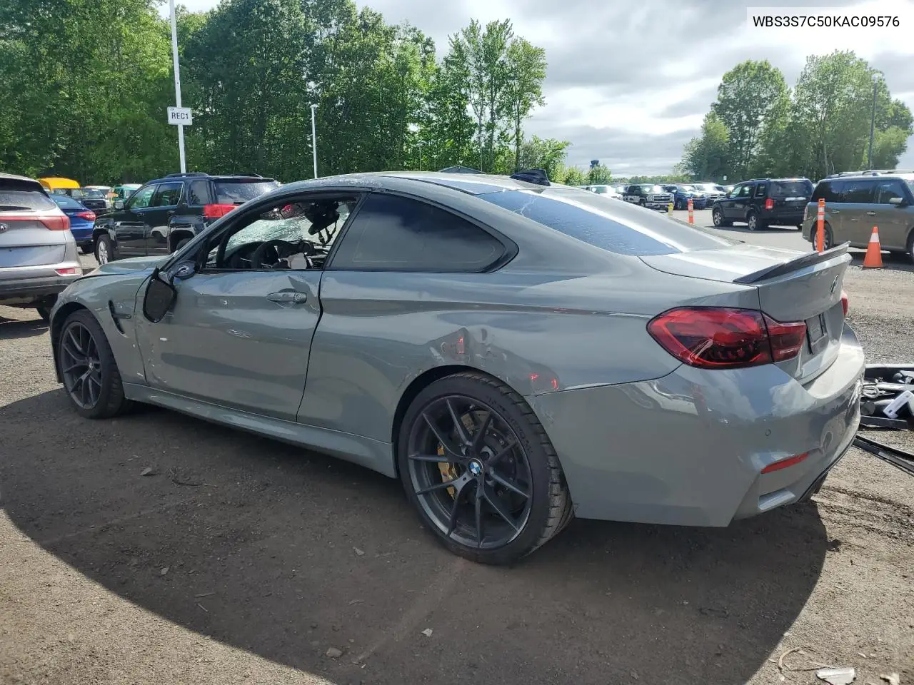 2019 BMW M4 Cs VIN: WBS3S7C50KAC09576 Lot: 56658415