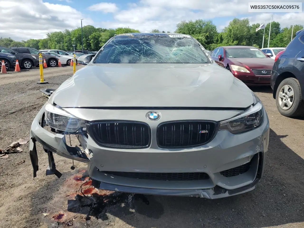 2019 BMW M4 Cs VIN: WBS3S7C50KAC09576 Lot: 56658415