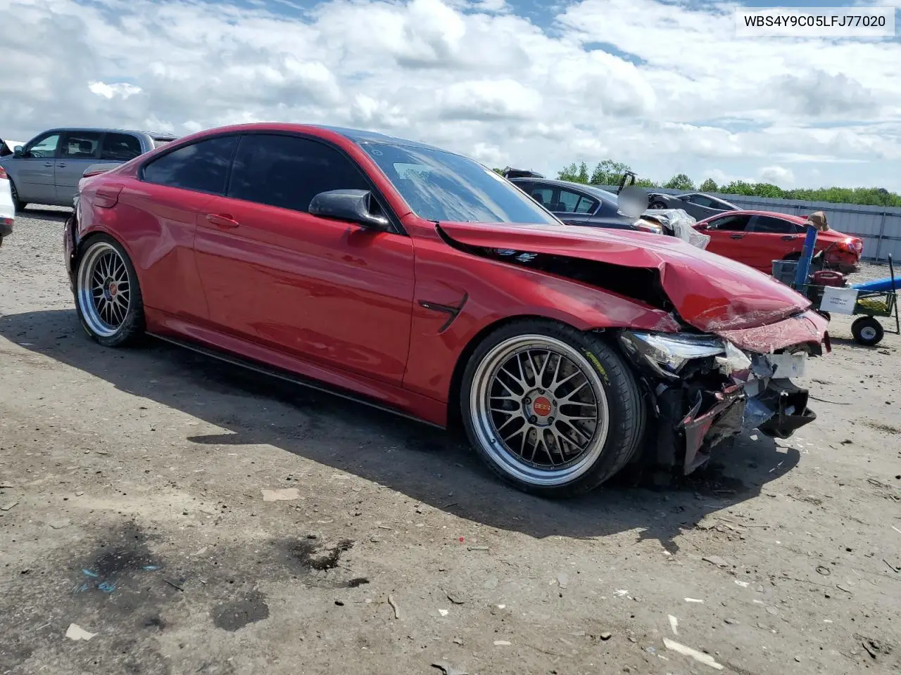 2020 BMW M4 VIN: WBS4Y9C05LFJ77020 Lot: 56002775