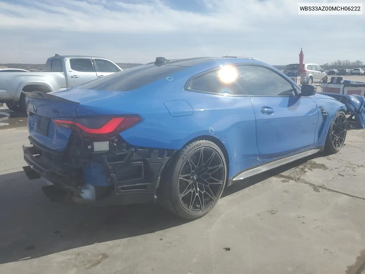 2021 BMW M4 Competition VIN: WBS33AZ00MCH06222 Lot: 43335295