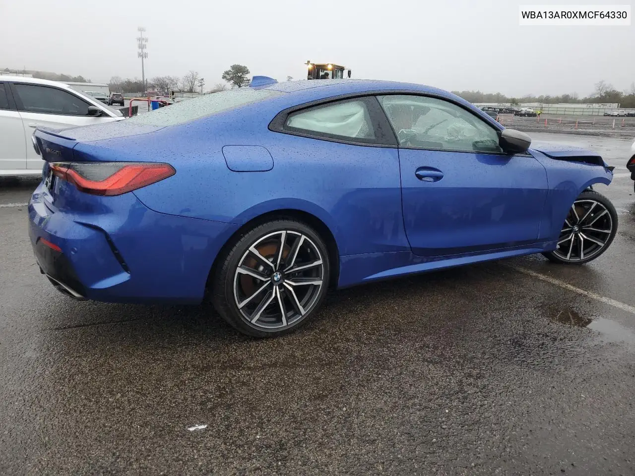 2021 BMW M440Xi VIN: WBA13AR0XMCF64330 Lot: 48772605