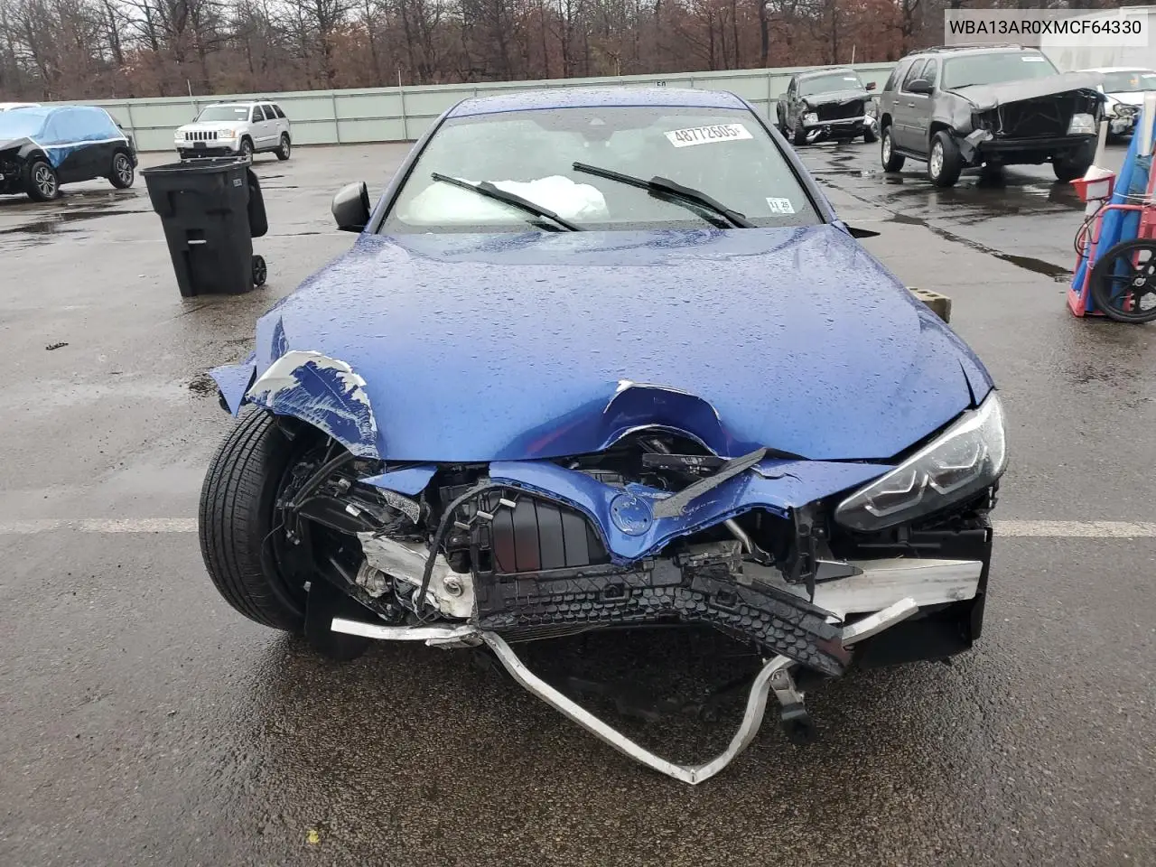 2021 BMW M440Xi VIN: WBA13AR0XMCF64330 Lot: 48772605