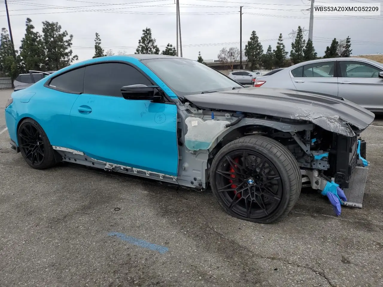 2021 BMW M4 VIN: WBS53AZ0XMCG52209 Lot: 50234375