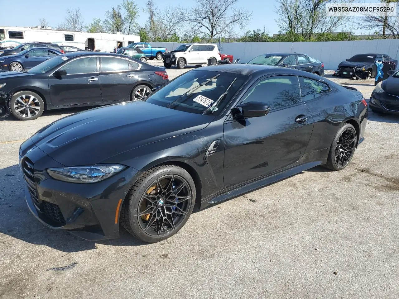 2021 BMW M4 VIN: WBS53AZ08MCF95296 Lot: 51476735