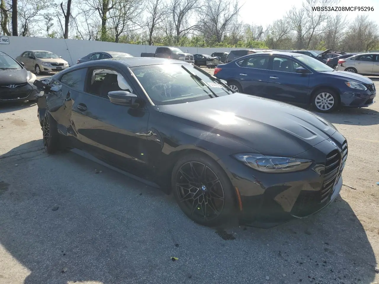 2021 BMW M4 VIN: WBS53AZ08MCF95296 Lot: 51476735
