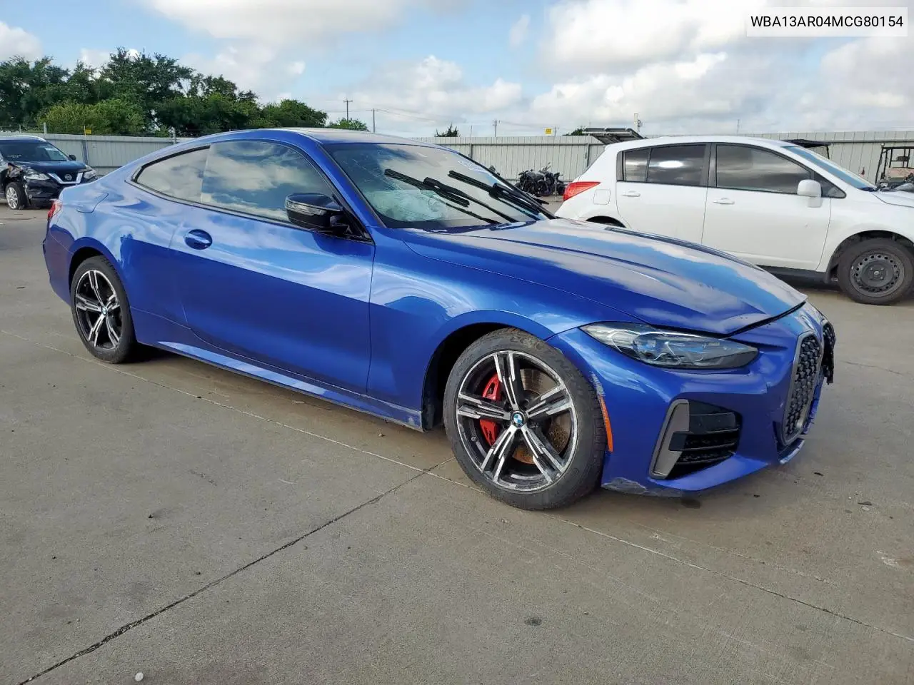 2021 BMW M440Xi VIN: WBA13AR04MCG80154 Lot: 58526865