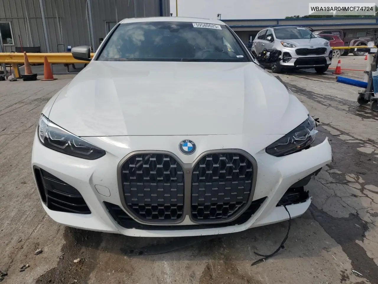 2021 BMW M440Xi VIN: WBA13AR04MCF74724 Lot: 59580625