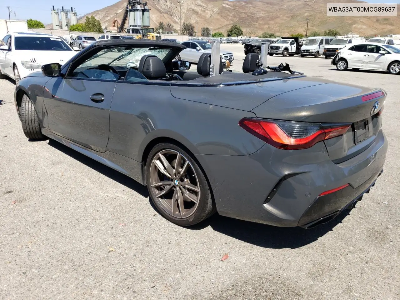 2021 BMW M440I VIN: WBA53AT00MCG89637 Lot: 64332165