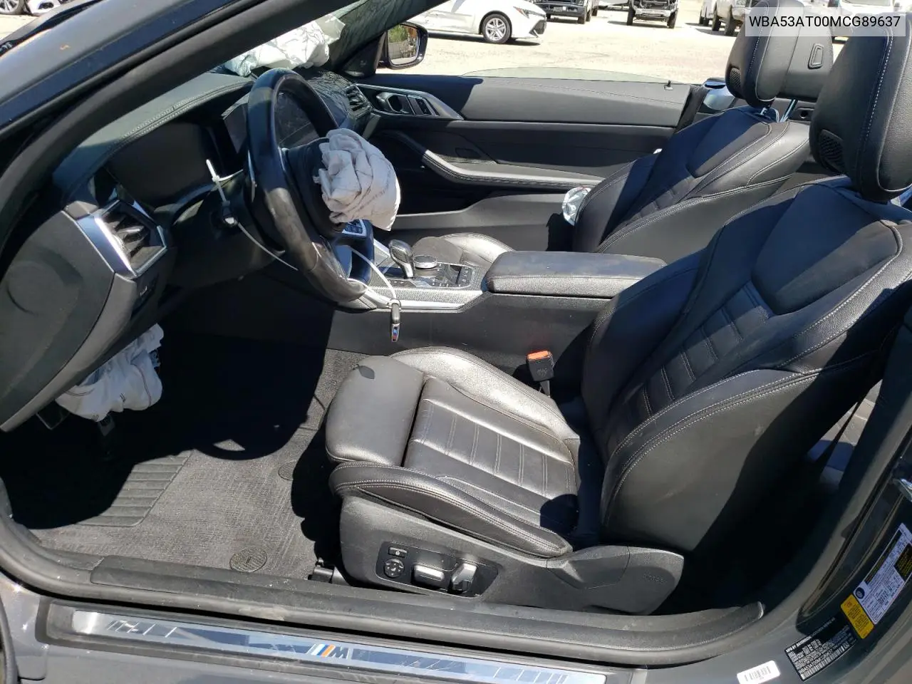 2021 BMW M440I VIN: WBA53AT00MCG89637 Lot: 64332165