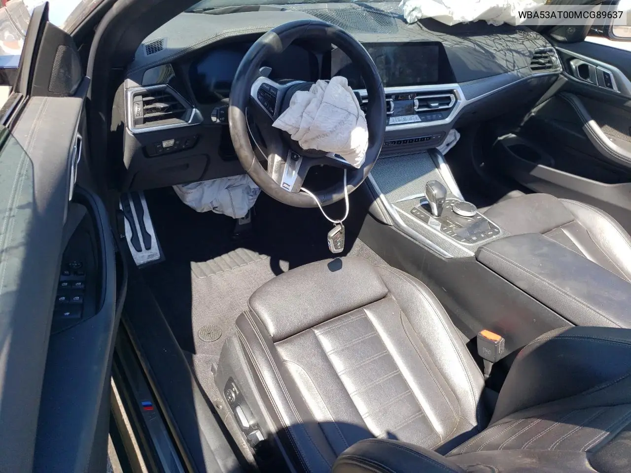 2021 BMW M440I VIN: WBA53AT00MCG89637 Lot: 64332165