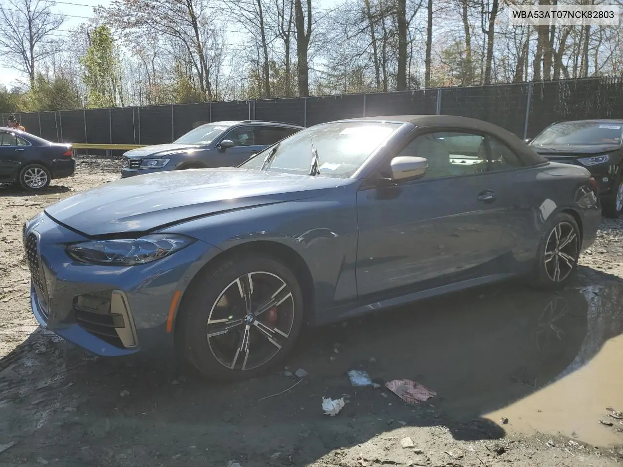 2022 BMW M440I VIN: WBA53AT07NCK82803 Lot: 51967335