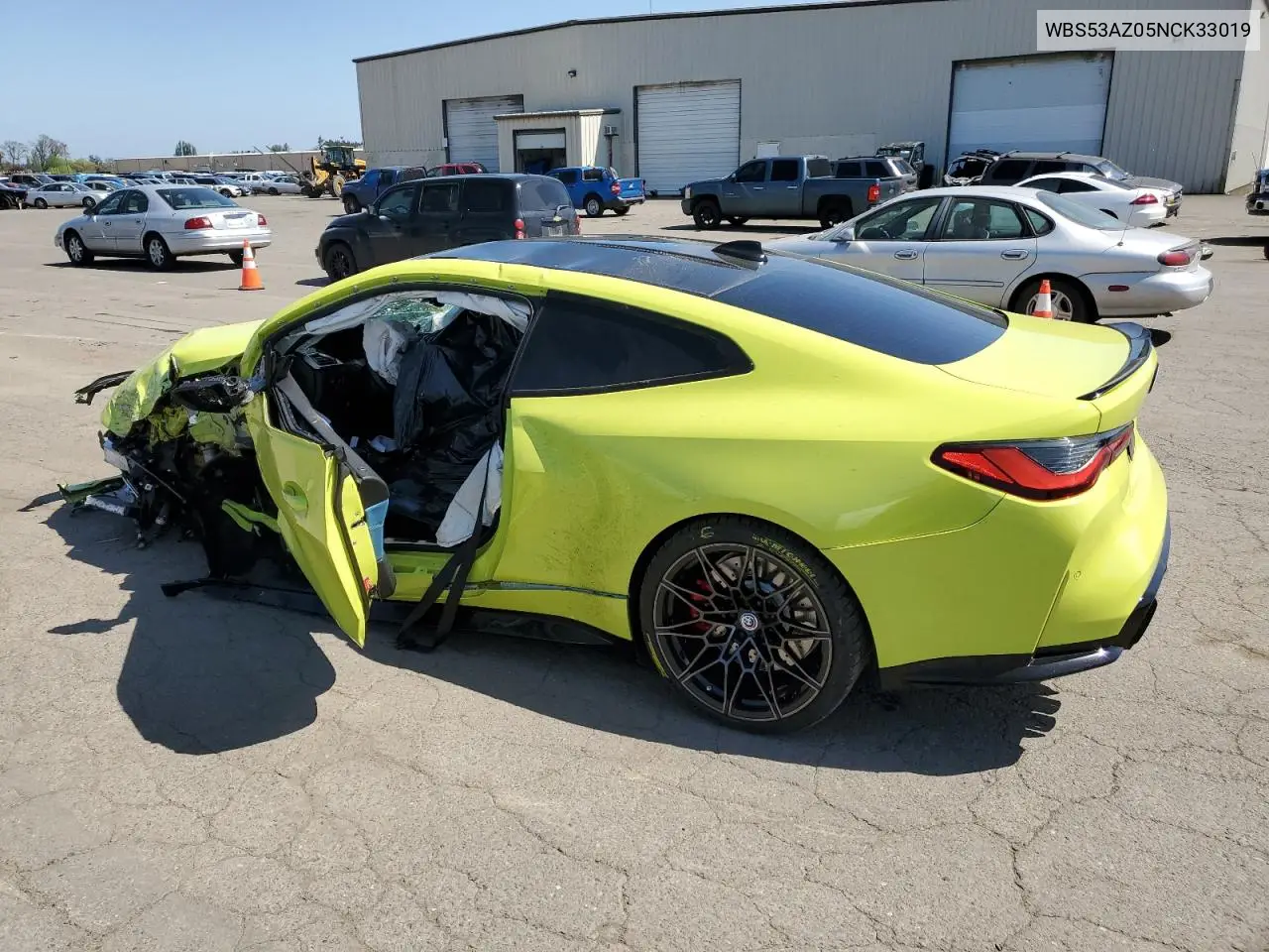 2022 BMW M4 VIN: WBS53AZ05NCK33019 Lot: 53568885