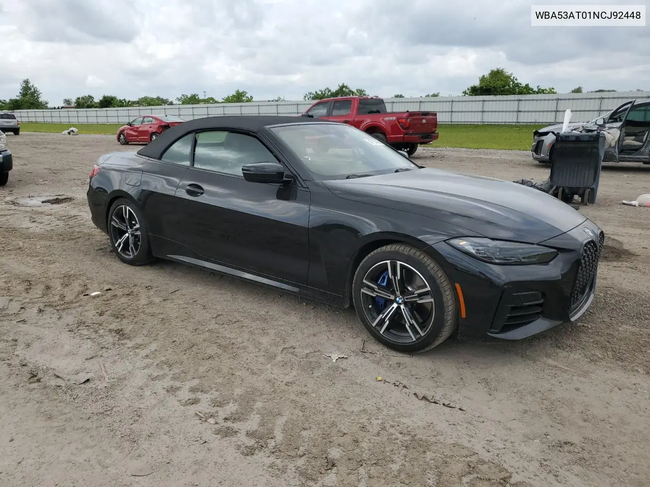 2022 BMW M440I VIN: WBA53AT01NCJ92448 Lot: 54790405