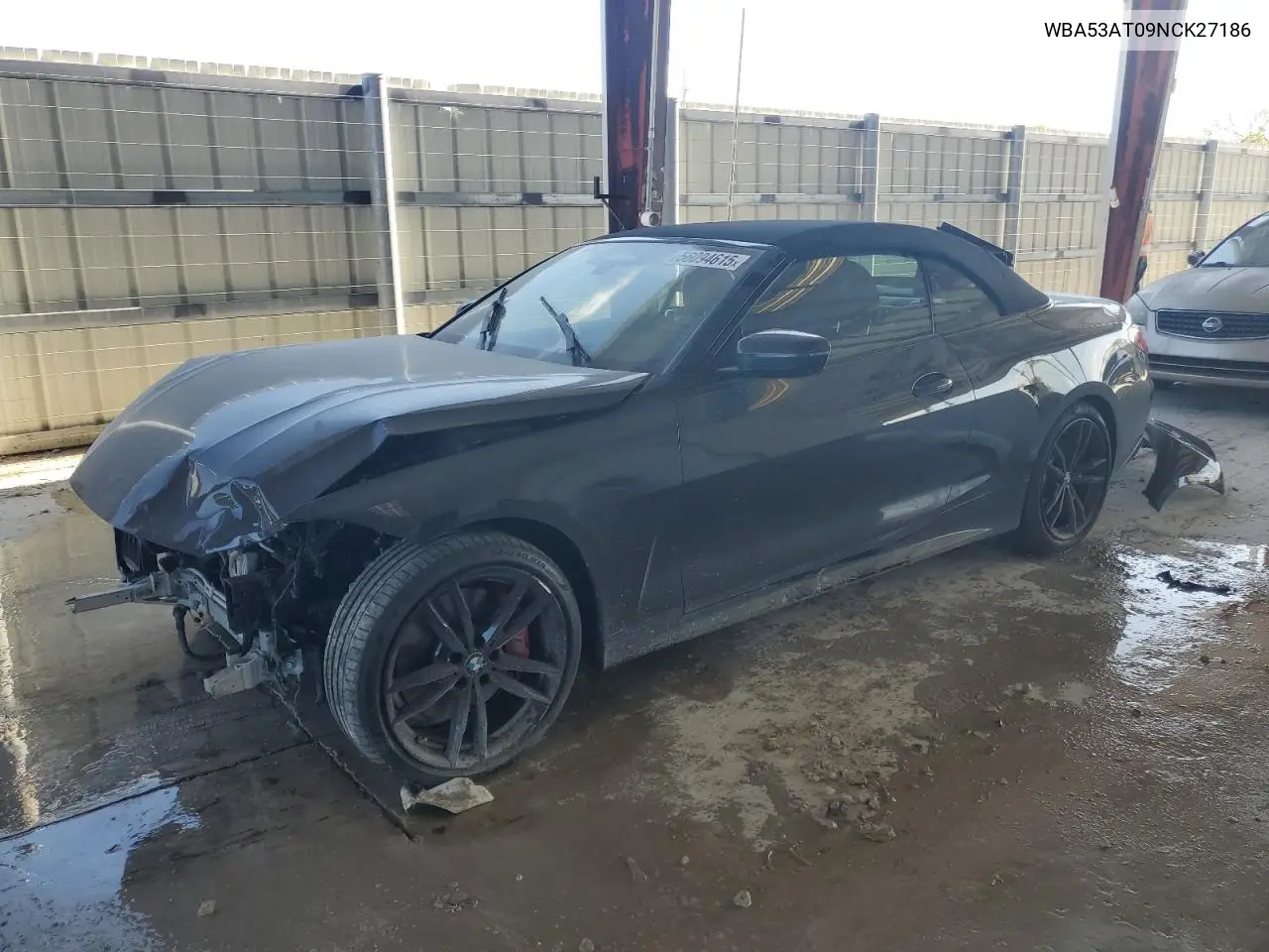 2022 BMW M440I VIN: WBA53AT09NCK27186 Lot: 56094615