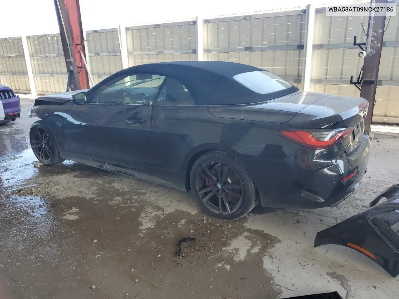 2022 BMW M440I VIN: WBA53AT09NCK27186 Lot: 56094615