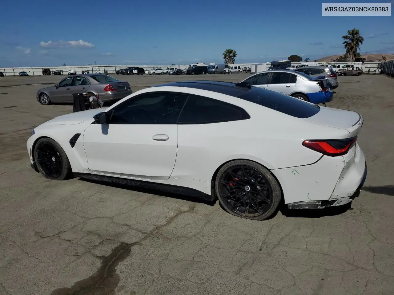 2022 BMW M4 Competition VIN: WBS43AZ03NCK80383 Lot: 56747205