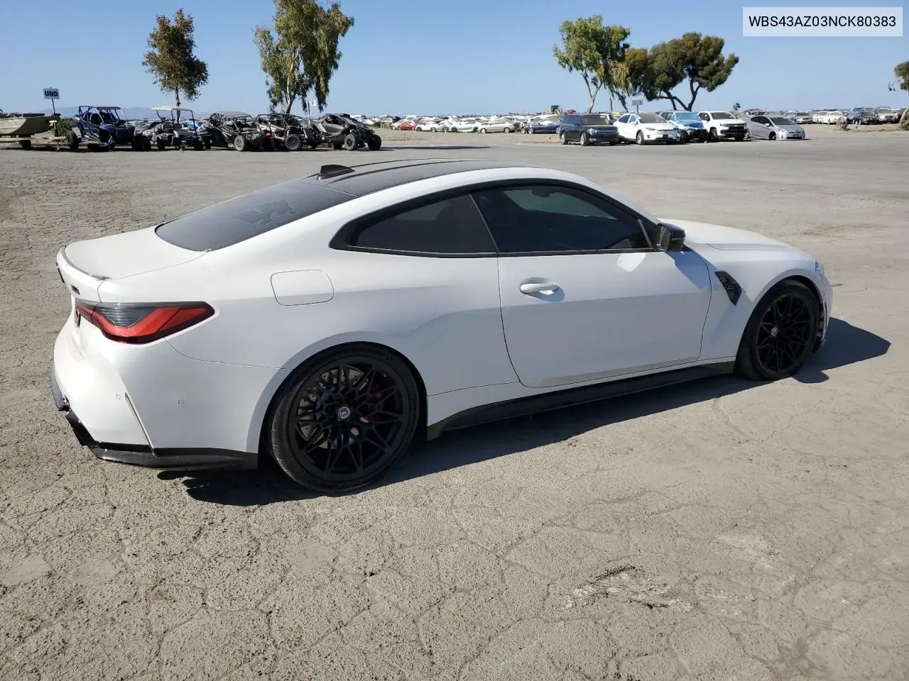2022 BMW M4 Competition VIN: WBS43AZ03NCK80383 Lot: 58859295