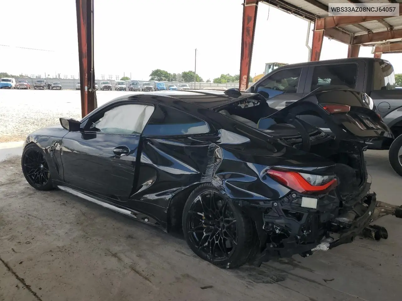 2022 BMW M4 Competition VIN: WBS33AZ08NCJ64057 Lot: 60067045