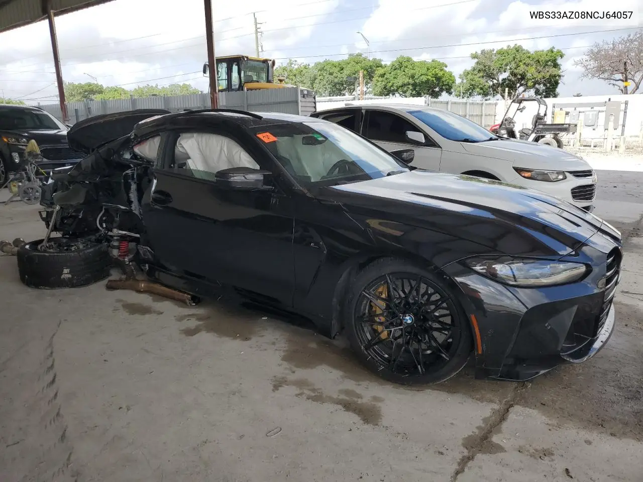 2022 BMW M4 Competition VIN: WBS33AZ08NCJ64057 Lot: 60067045