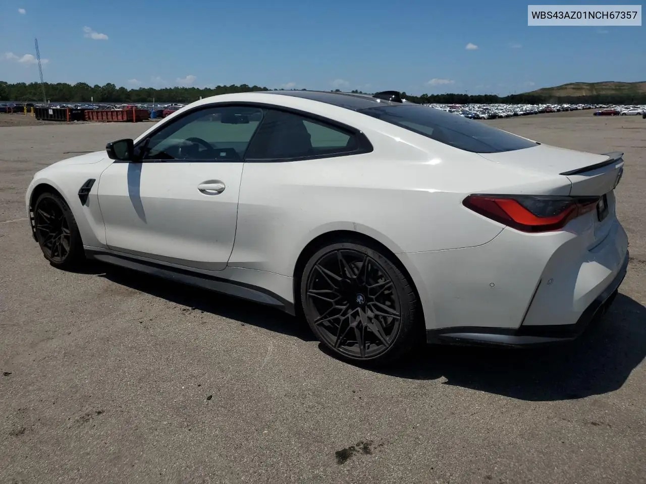 2022 BMW M4 Competition VIN: WBS43AZ01NCH67357 Lot: 60275815