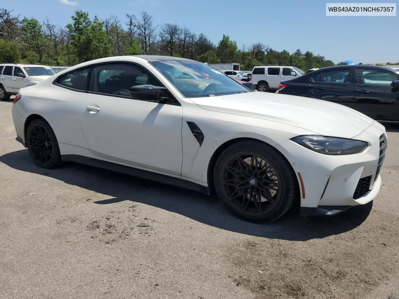 2022 BMW M4 Competition VIN: WBS43AZ01NCH67357 Lot: 60275815