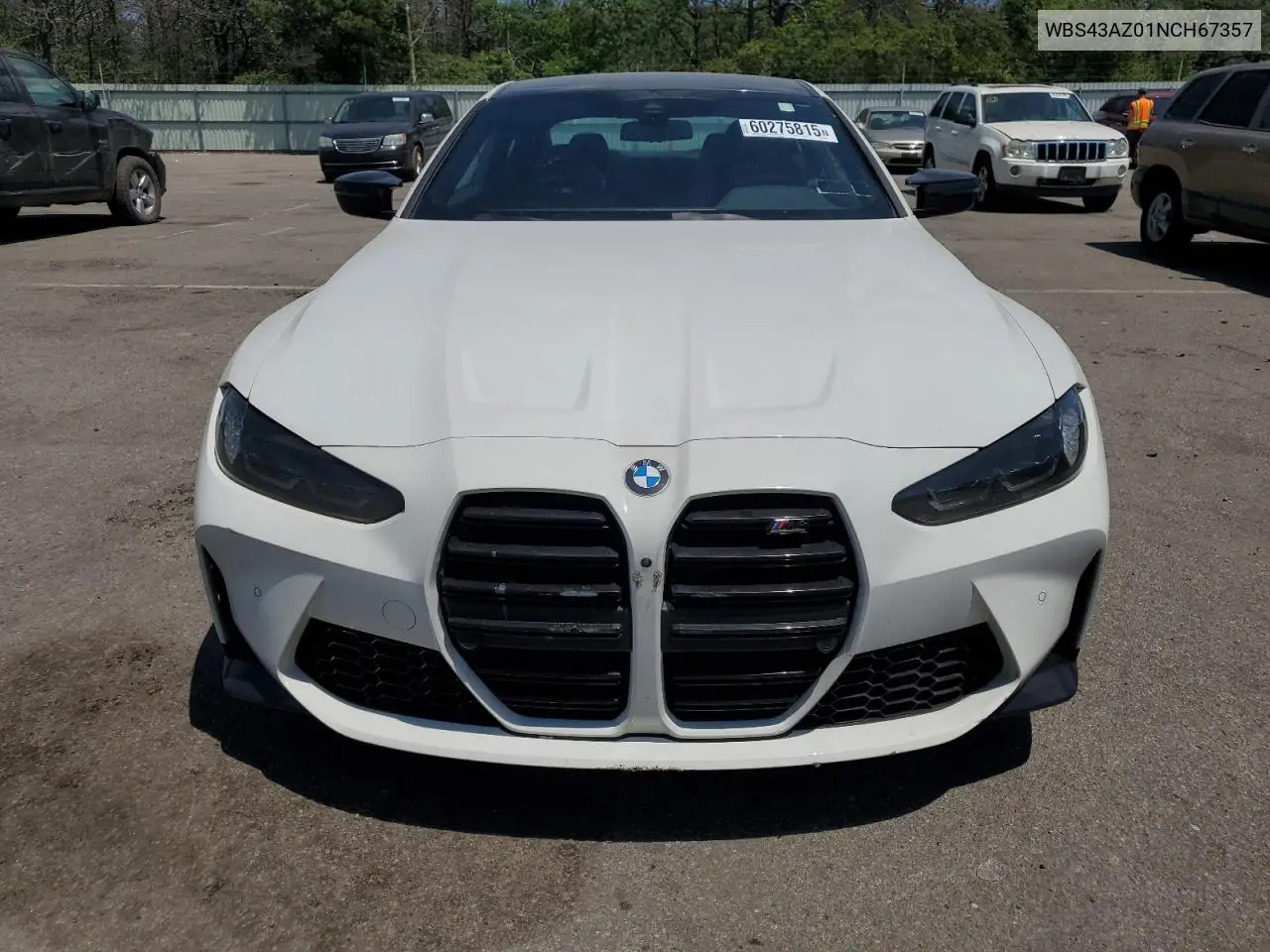2022 BMW M4 Competition VIN: WBS43AZ01NCH67357 Lot: 60275815