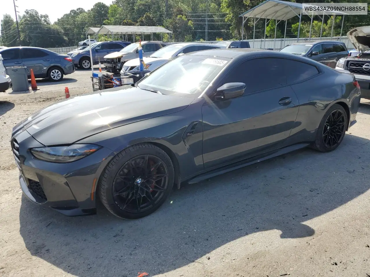 2022 BMW M4 Competition VIN: WBS43AZ09NCH88554 Lot: 60399585