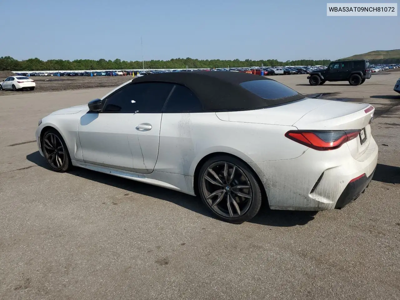 2022 BMW M440I VIN: WBA53AT09NCH81072 Lot: 60467535