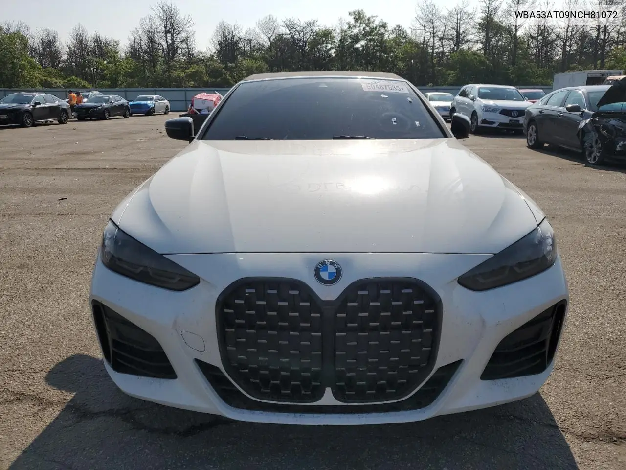 2022 BMW M440I VIN: WBA53AT09NCH81072 Lot: 60467535