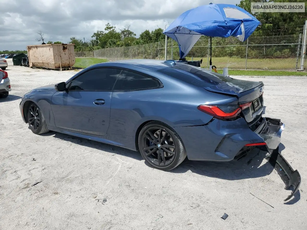 2022 BMW M440I VIN: WBA83AP03NCJ36230 Lot: 60898825