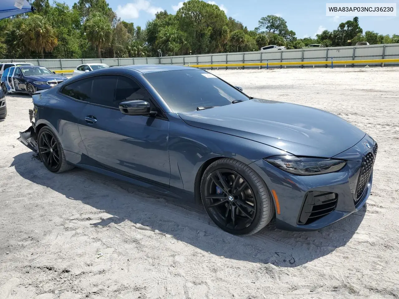 2022 BMW M440I VIN: WBA83AP03NCJ36230 Lot: 60898825