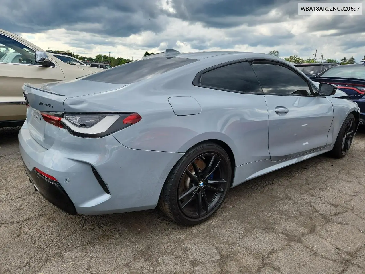 2022 BMW M440Xi VIN: WBA13AR02NCJ20597 Lot: 62574785