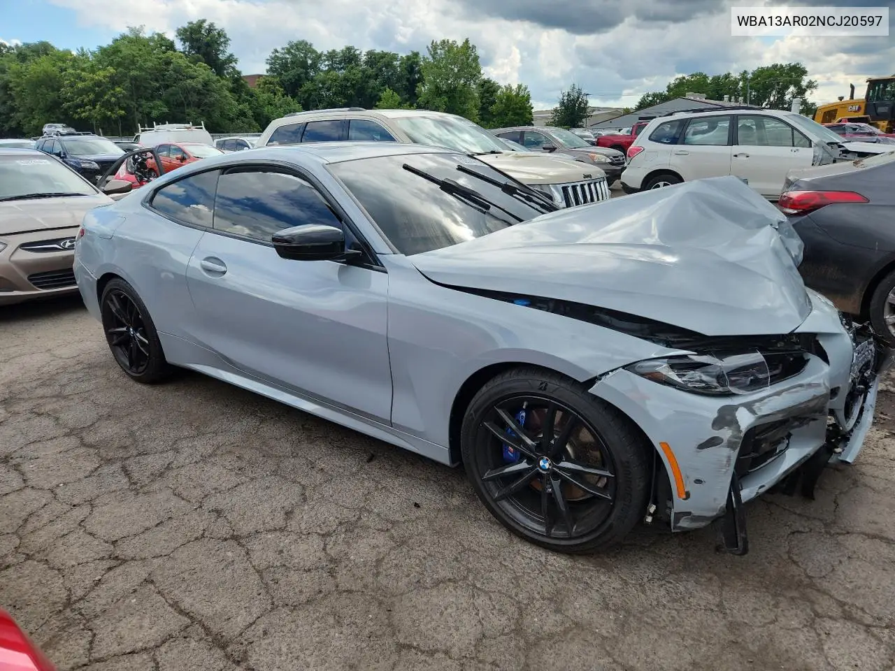 2022 BMW M440Xi VIN: WBA13AR02NCJ20597 Lot: 62574785