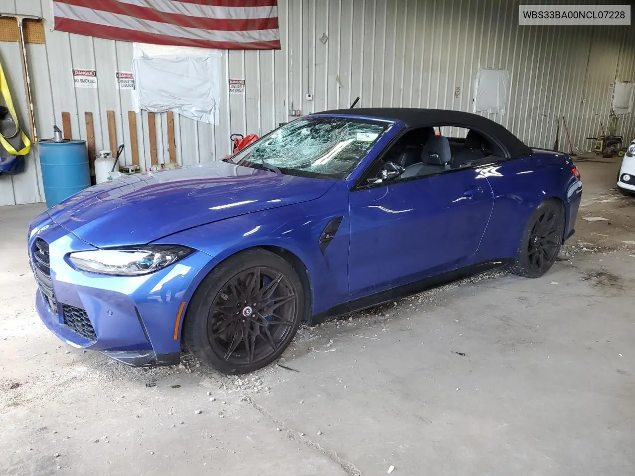 2022 BMW M4 Competition VIN: WBS33BA00NCL07228 Lot: 62653245