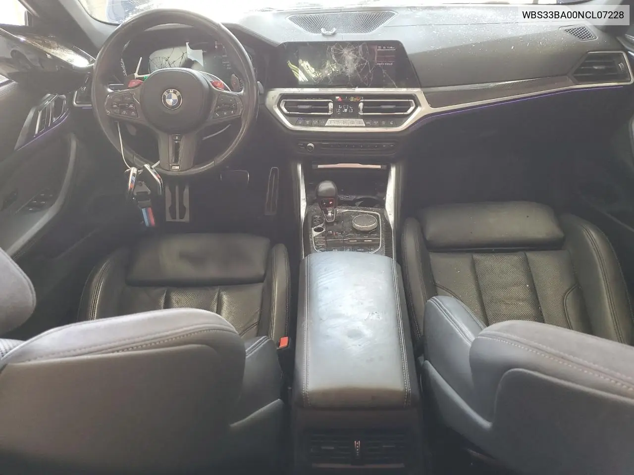 2022 BMW M4 Competition VIN: WBS33BA00NCL07228 Lot: 62653245