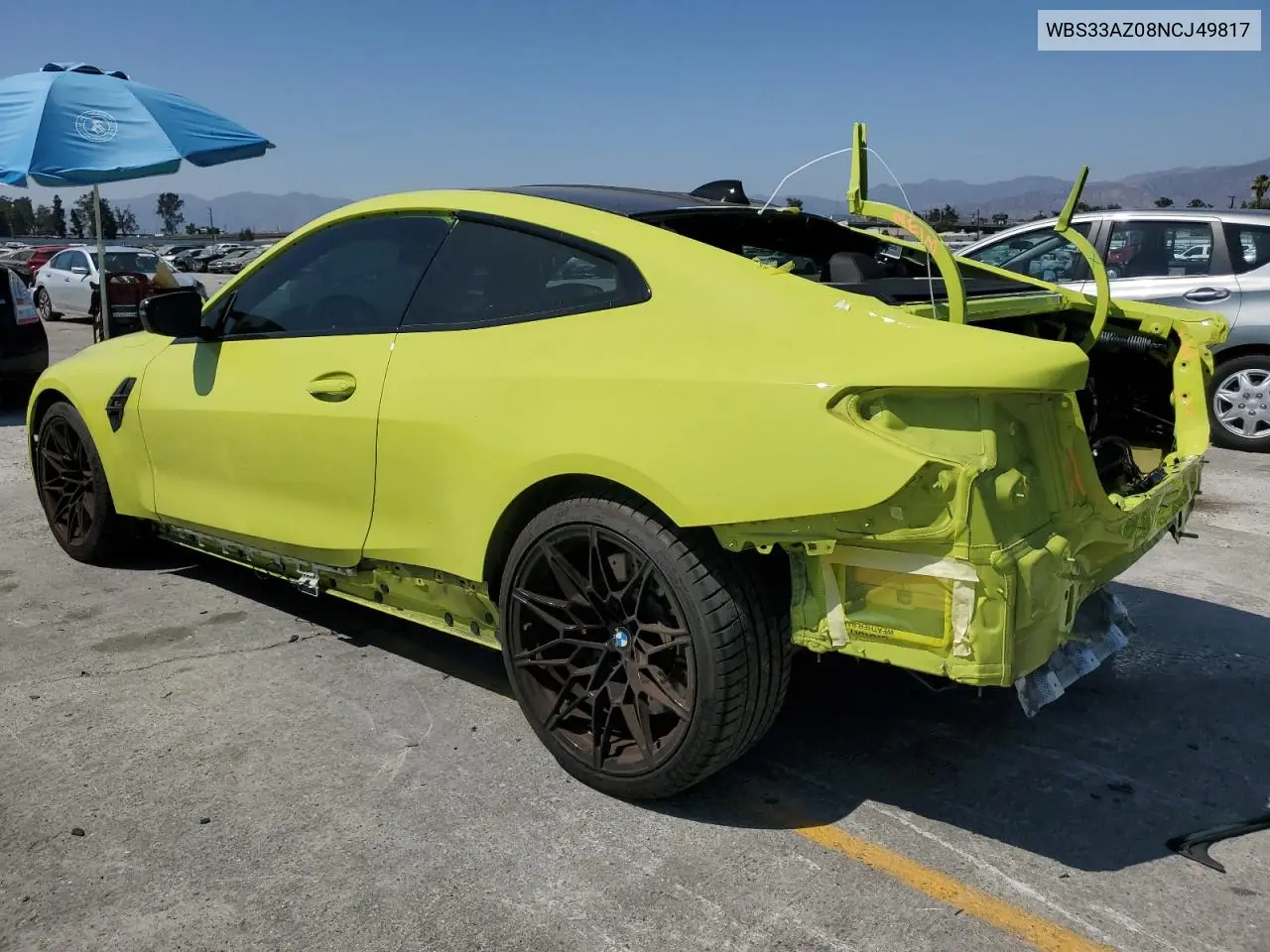 2022 BMW M4 Competition VIN: WBS33AZ08NCJ49817 Lot: 63600785
