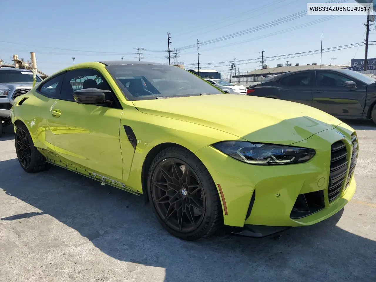 2022 BMW M4 Competition VIN: WBS33AZ08NCJ49817 Lot: 63600785