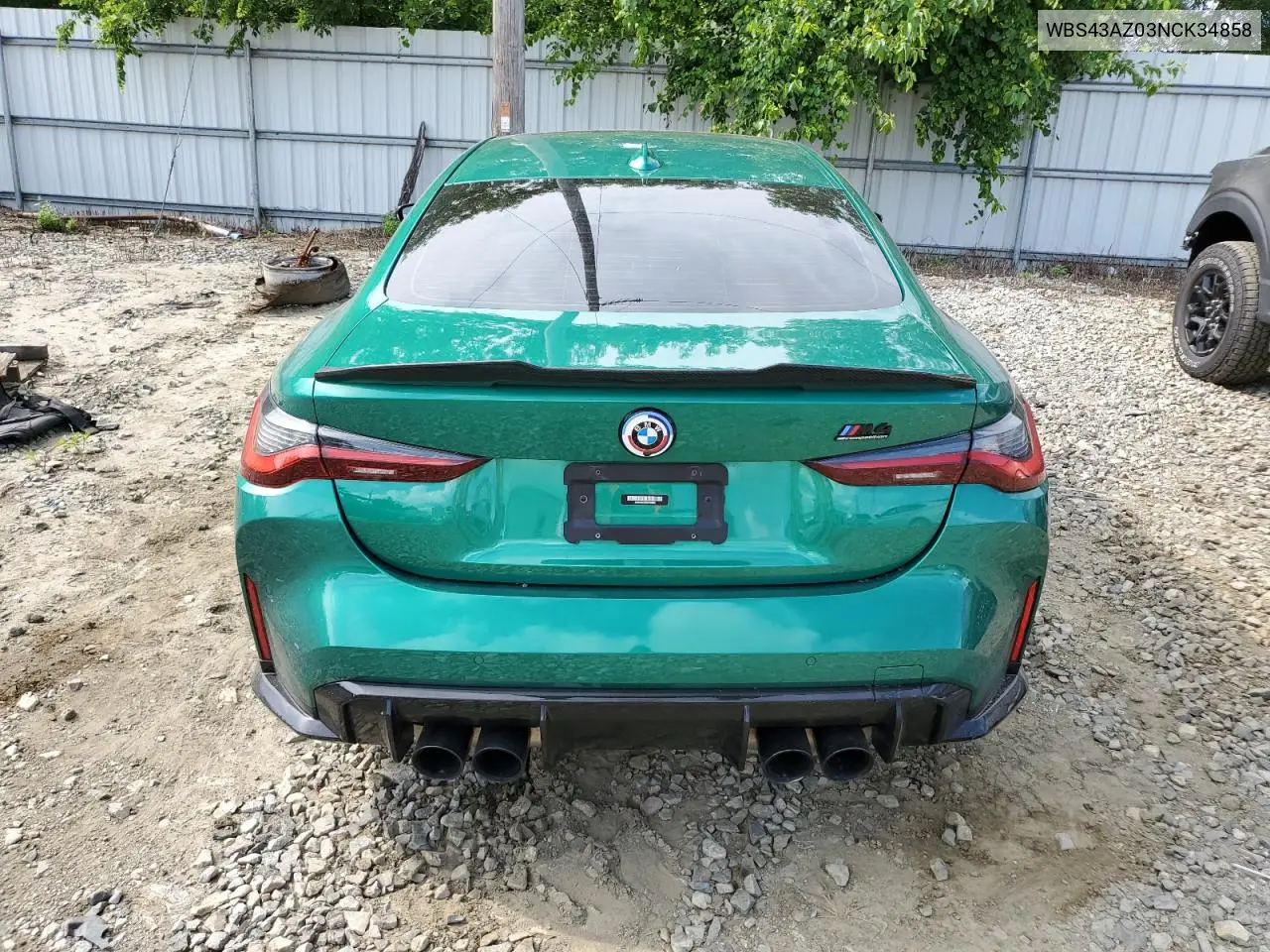 2022 BMW M4 Competition VIN: WBS43AZ03NCK34858 Lot: 64733515