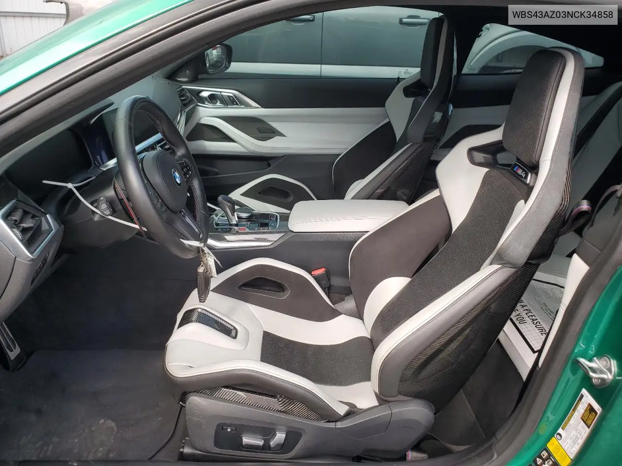 2022 BMW M4 Competition VIN: WBS43AZ03NCK34858 Lot: 64733515
