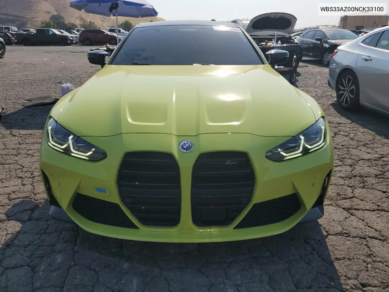 2022 BMW M4 Competition VIN: WBS33AZ00NCK33100 Lot: 64785665