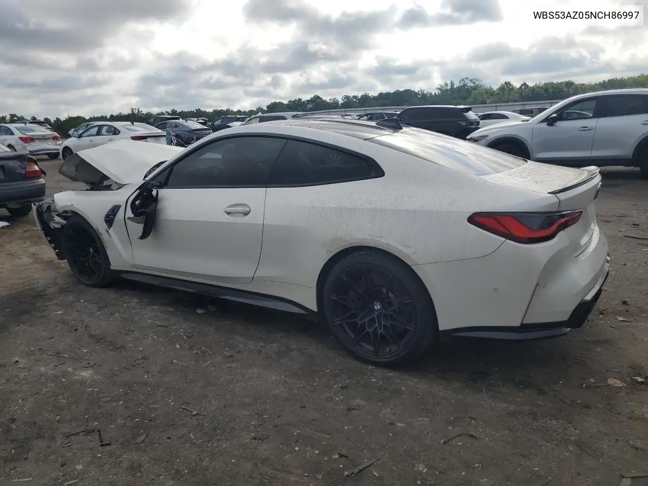 2022 BMW M4 VIN: WBS53AZ05NCH86997 Lot: 65124395